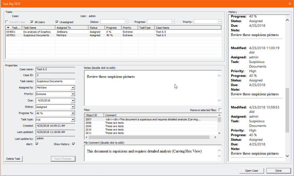 screenshot of Forensic Toolkit (FTK)